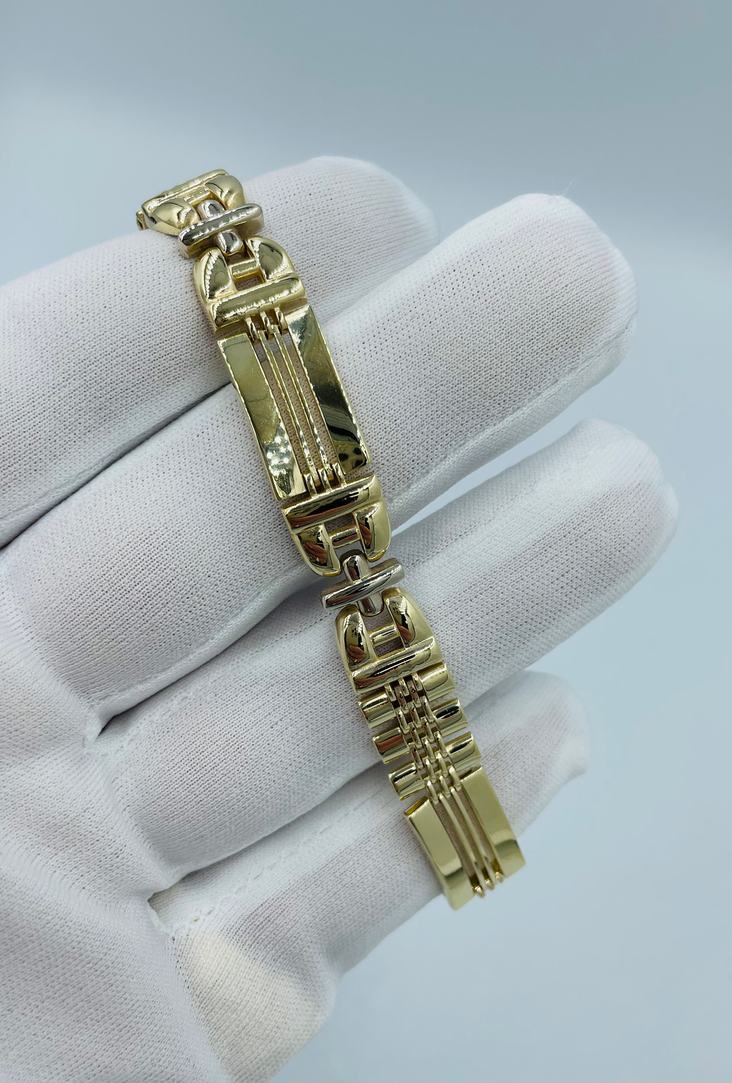 MEN'S 14K YELLOW GOLD BRACELET