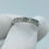 Thumbnail: 1.00TCW PRINCESS CUT DIAMOND 14K WG BAND