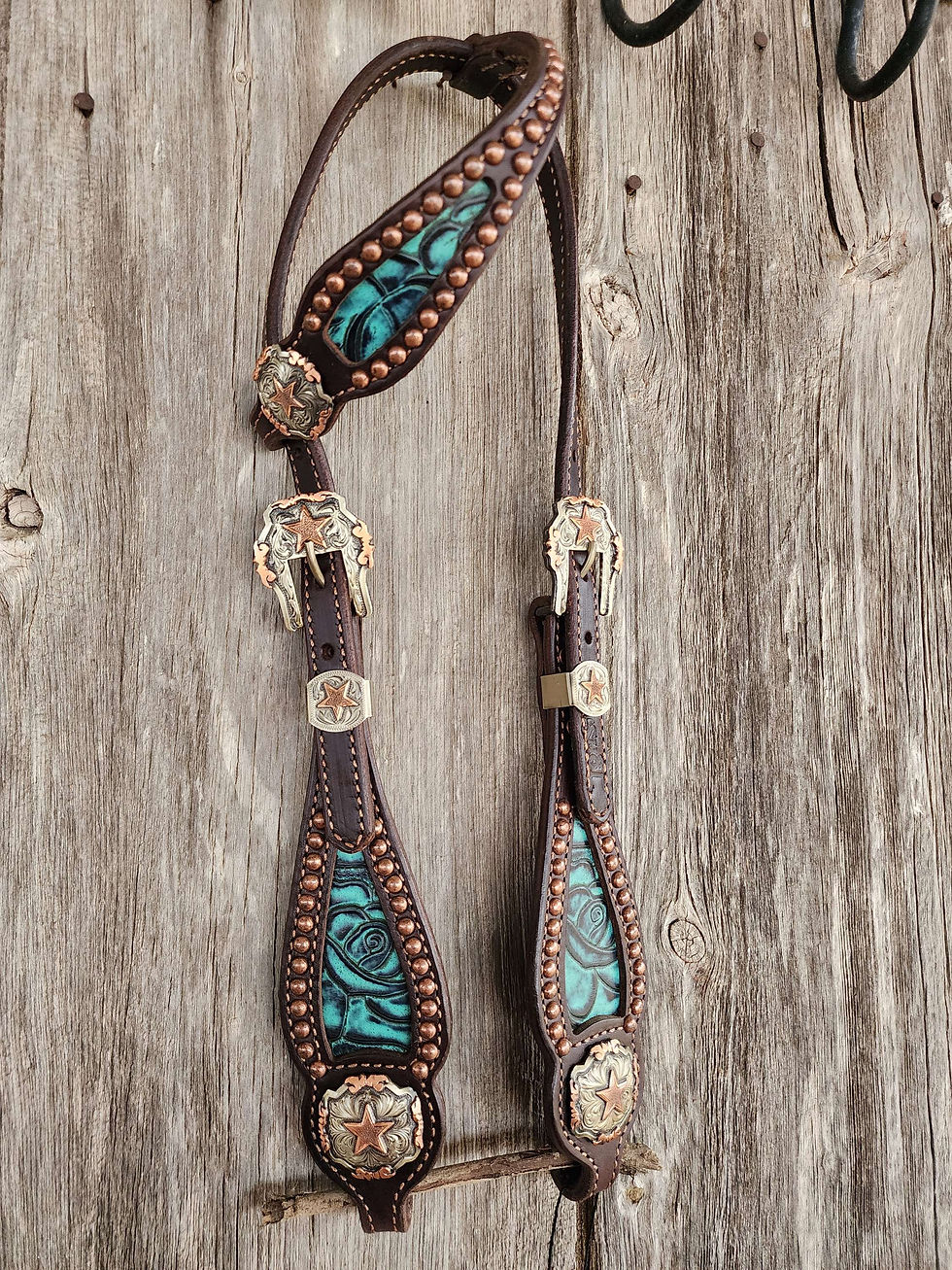 Thumbnail: Turquoise Floral one ear
