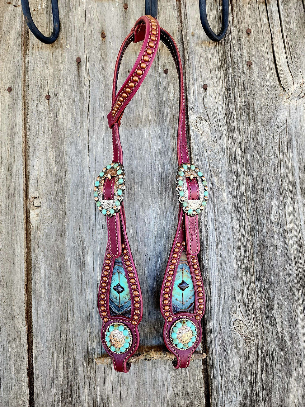 Thumbnail: Raspberry Turquoise Navajo One Ear
