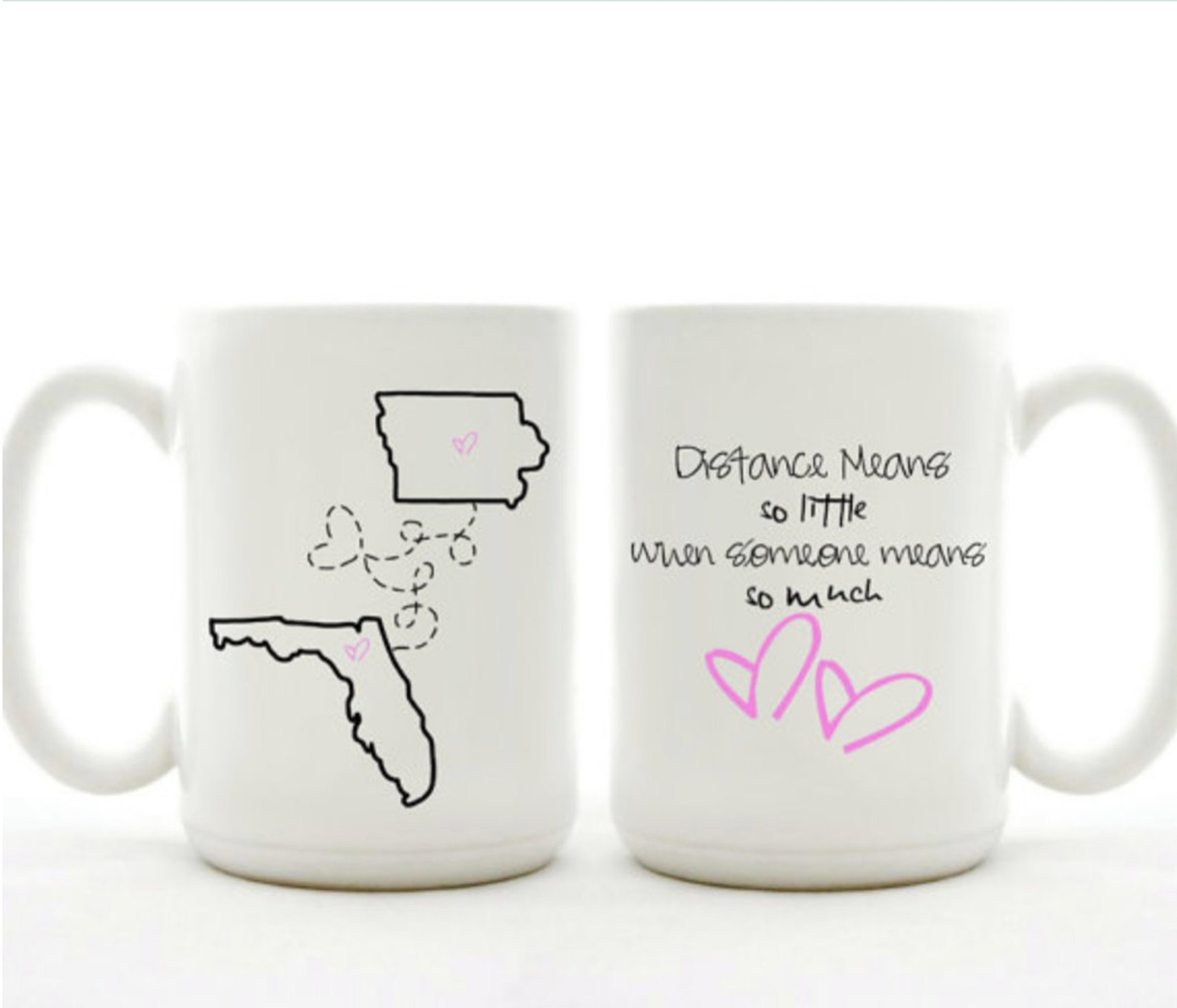 Distance Mean So Little When Someone Means So Much Mug