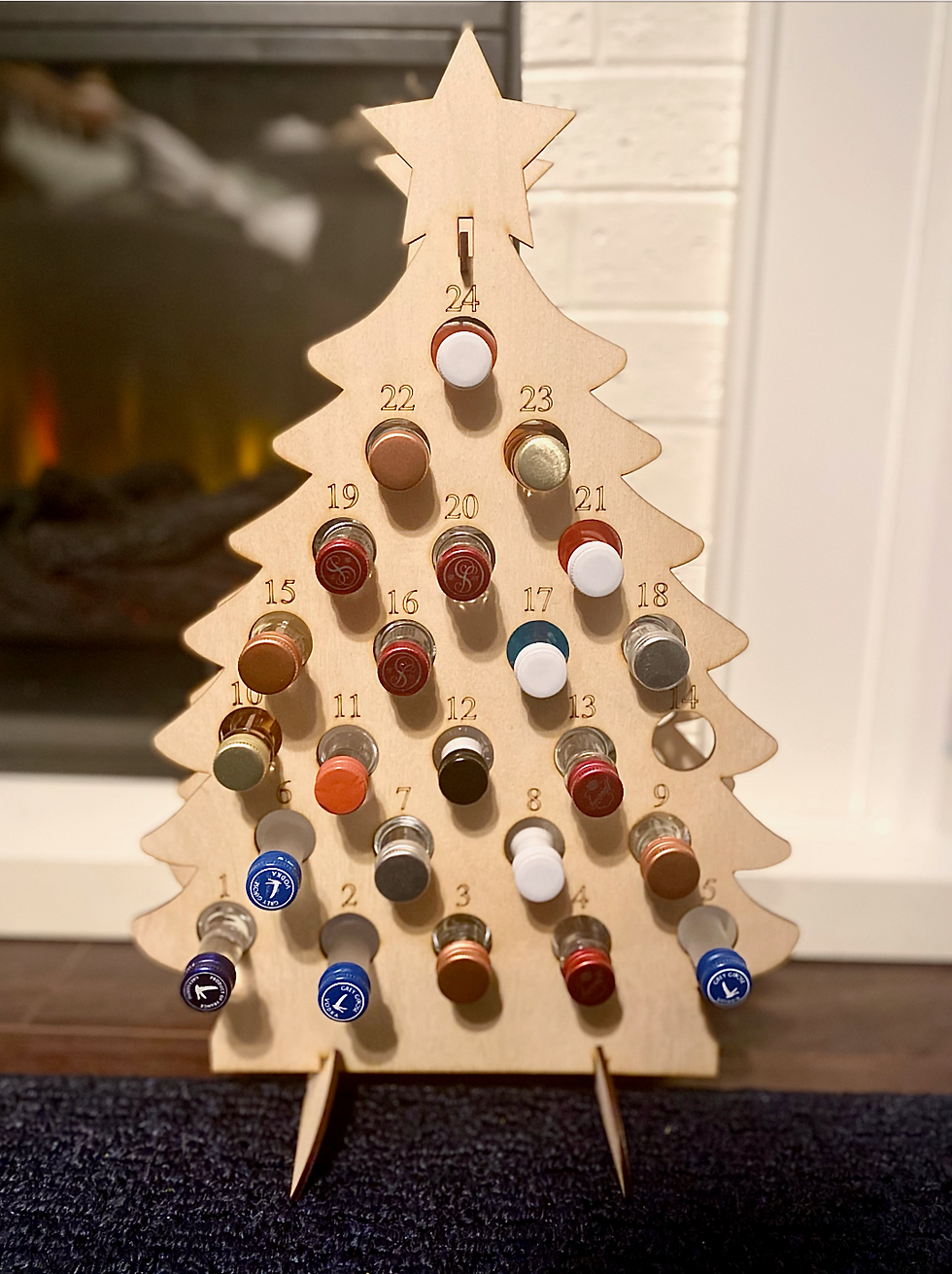 Thumbnail: Custom ENGRAVED Adult Advent Calendar | Christmas Decor | Fun Gift | Boozy