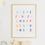Thumbnail: INSTANT DIGITAL DOWNLOAD Nursery Room Alphabet Decor | Kids Color Palette Theme