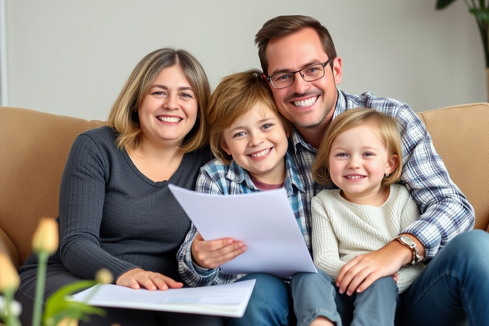 family that just got their trust established