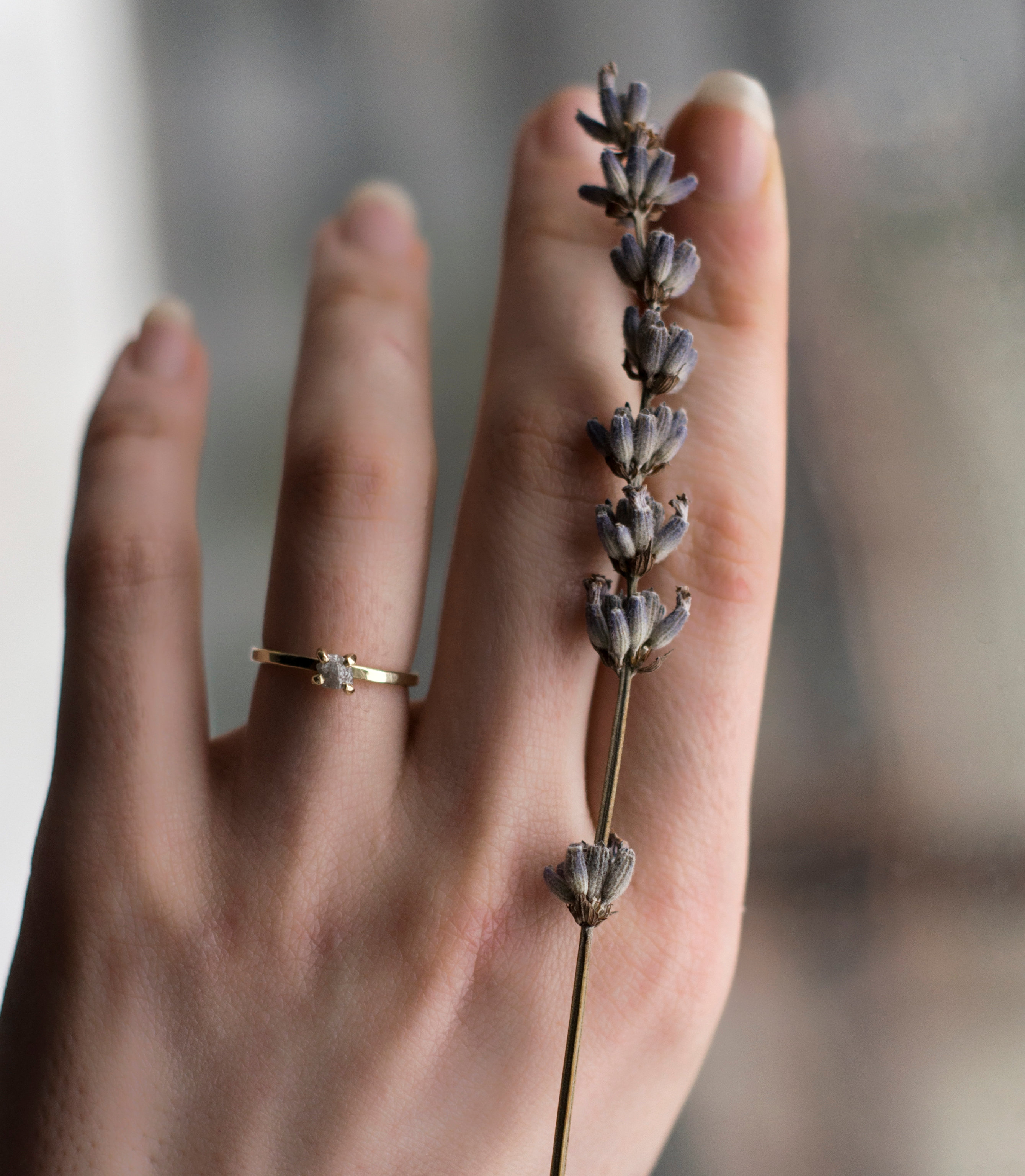 Raw Diamond Ring Klaa
