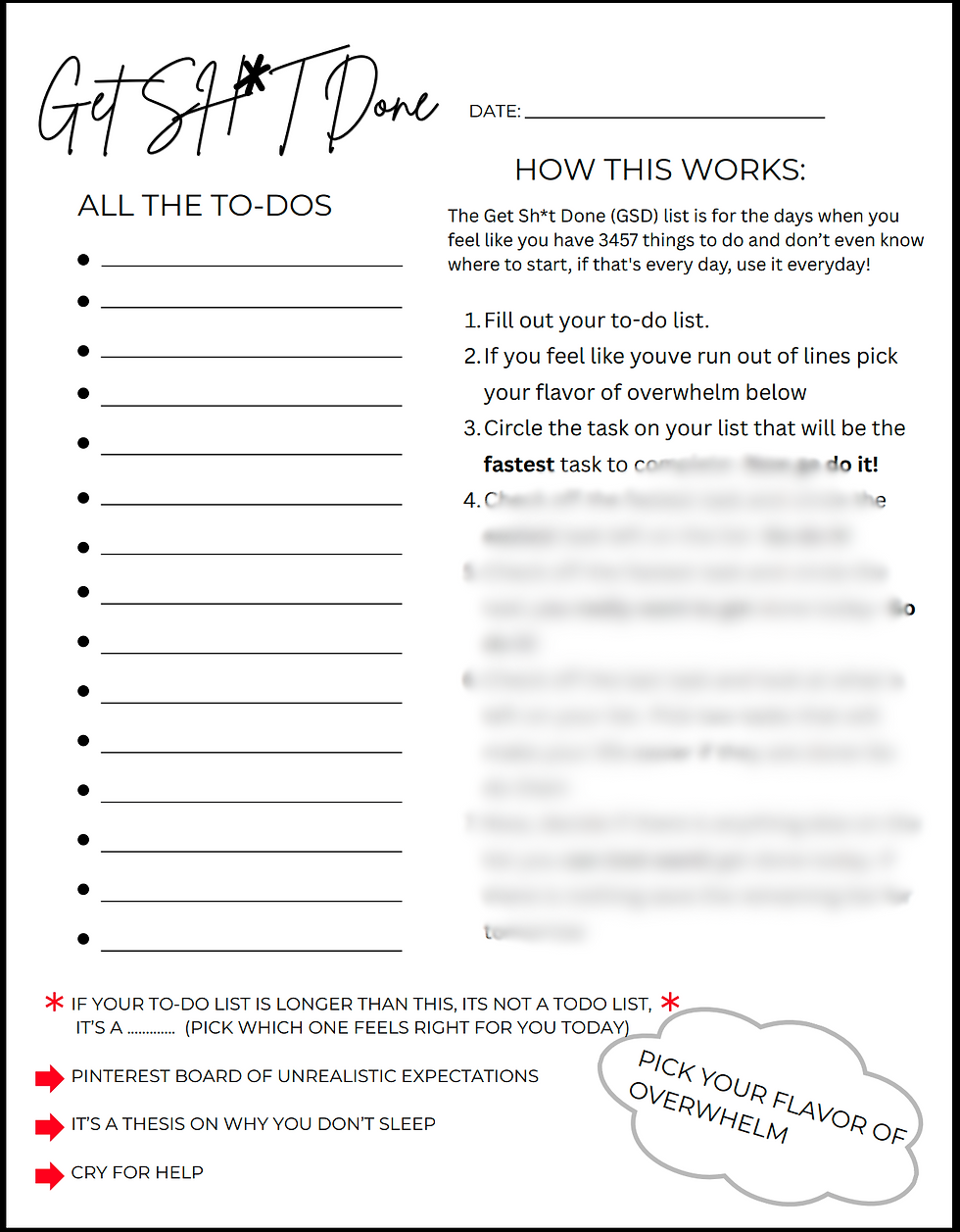 Get Sh*t Done Template