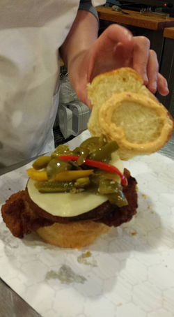 Shnitzel on a Bun