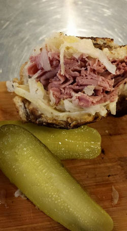 Ruben with a pickle