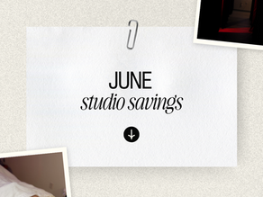 June Studio Savings 🏷️