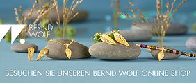 Bernd Wolf Schmuck Feder Silber vergoldet