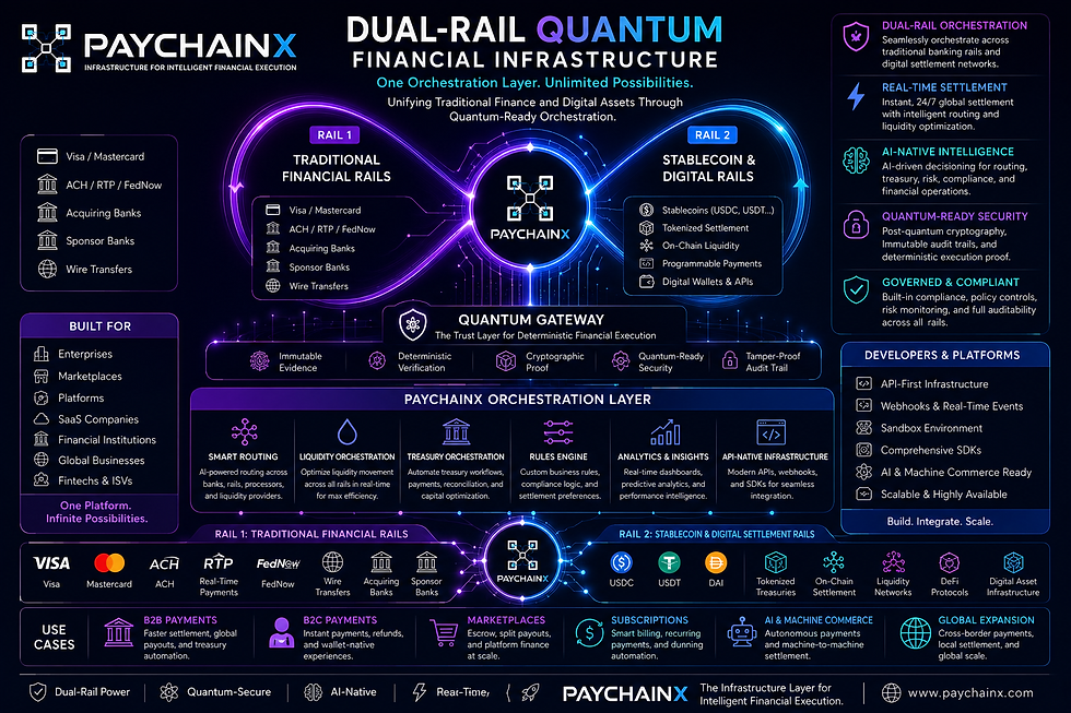PaychainX and the Emergence of Dual-Rail Quantum Infrastructure