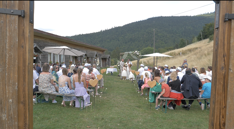 Cérémonie laïque au chauffour en Alsace
