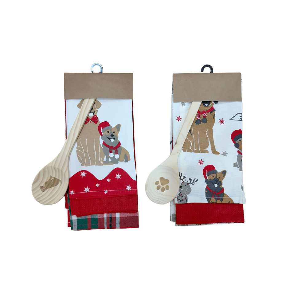 COMET set natalizio con strofinaccio • Natale