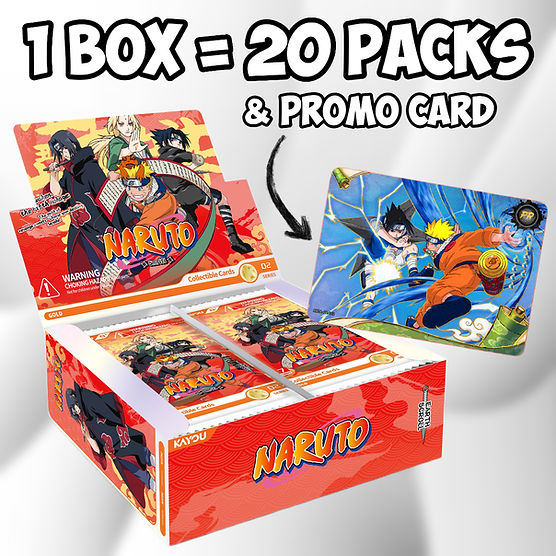 Kayou Naruto Booster Boxes | 9 Tails Collectibles