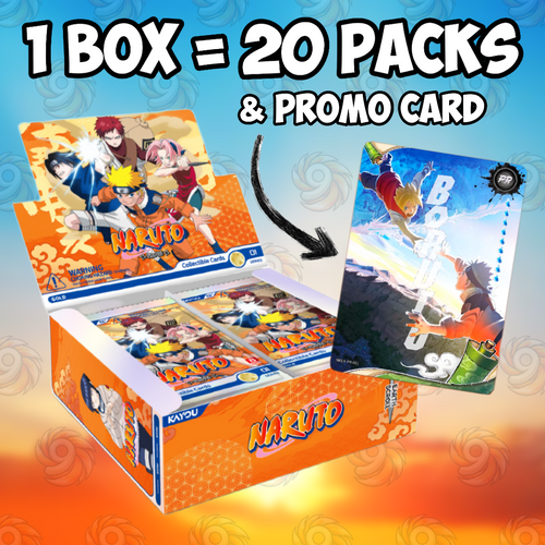 CASE of 24 Booster Boxes] Kayou Naruto Series 1 - Earth Scroll