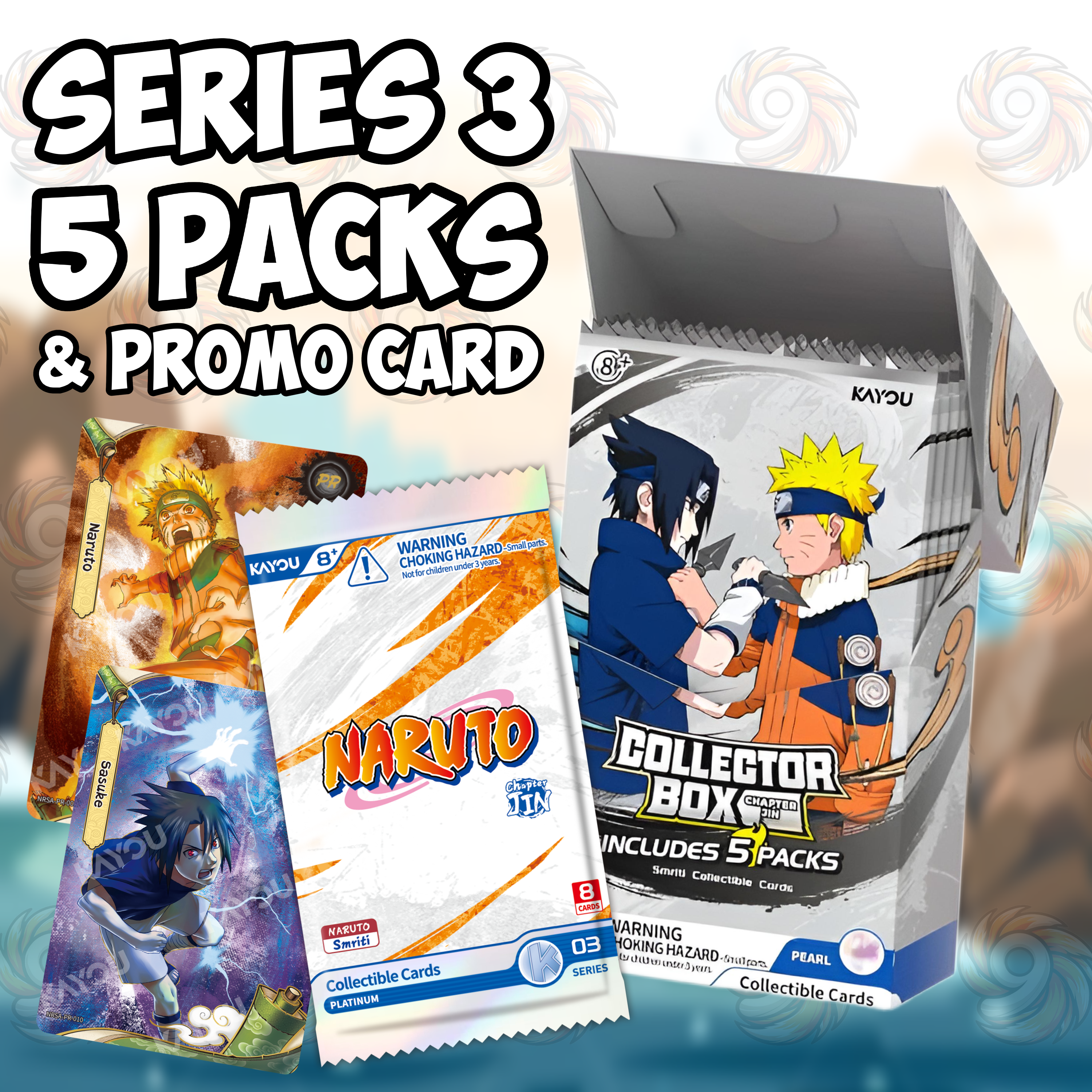 Kayou Naruto Series 3 -  Chapter Jin Collectors 5 Pack Booster Box