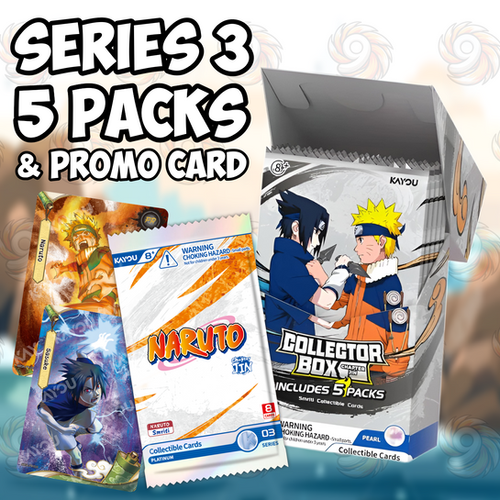 NARUTO BORUTO 周年限定kayou正規品 Kayou Naruto Series 3 - Chapter Jin Collectors 5 Pack Booster Box
