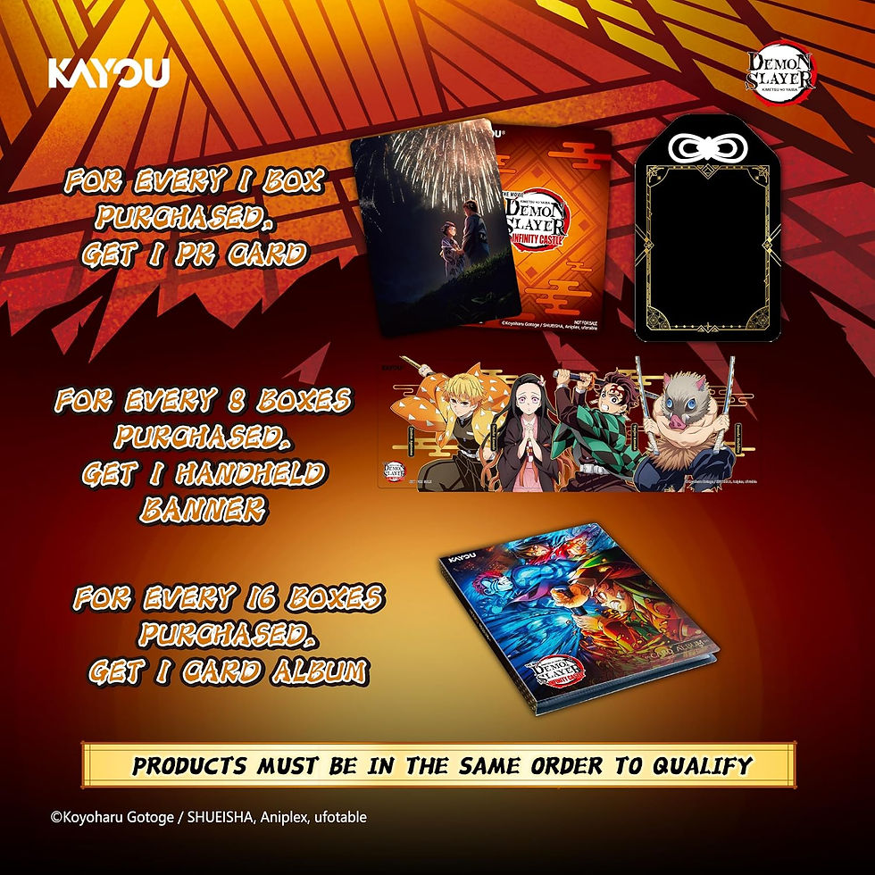 Thumbnail: [CASE of 16 Booster Boxes] Kayou Demon Slayer - Infinity Castle: Series 1
