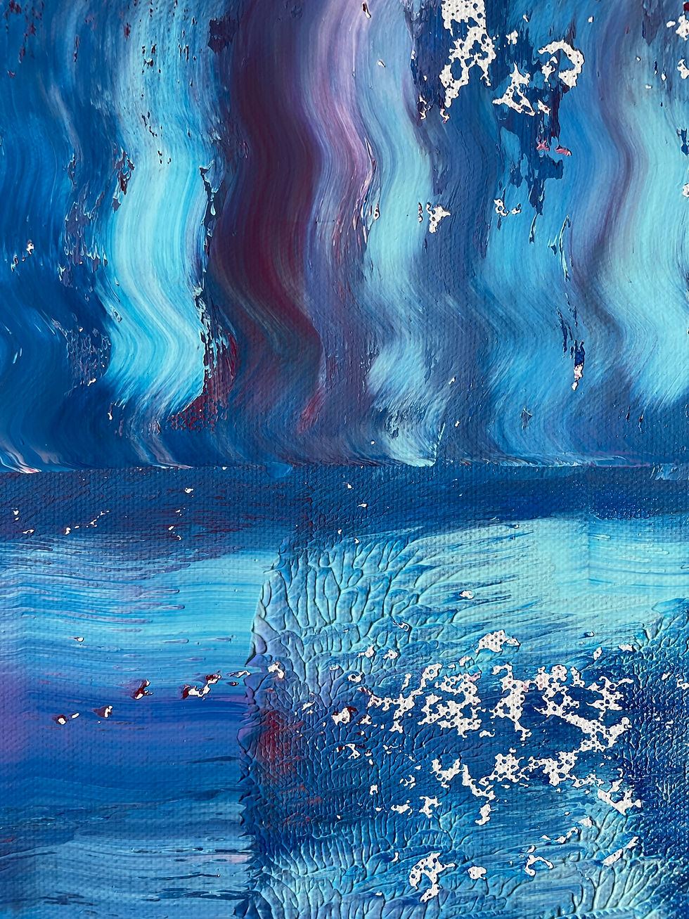 Miniaturbild: Acrylfarbe auf Leinwand ´Meeresbrise´