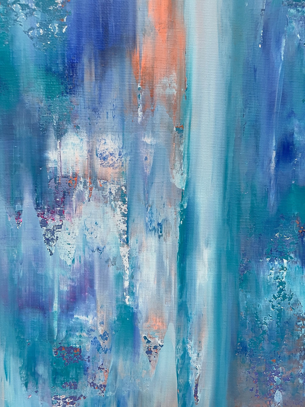 Miniaturbild: Acrylfarbe auf Leinwand ´Calm Down´