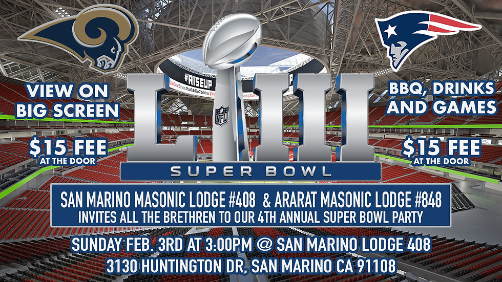 SUPER BOWL PARTY