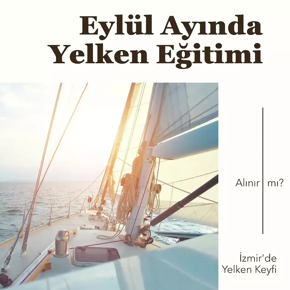 yelken açık ilerleyen yelkenli eğitimi teknesi ön güverte