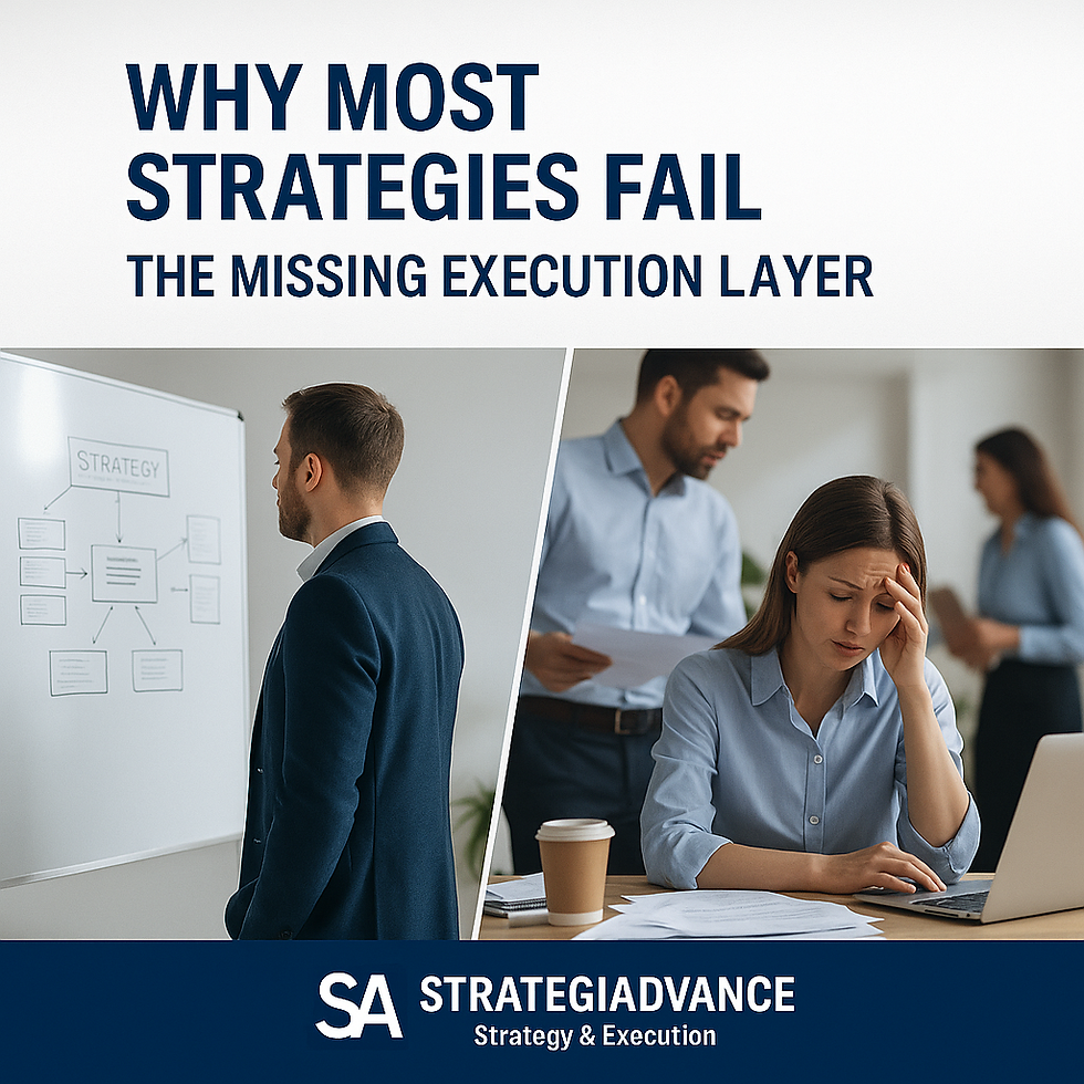 Why Most Strategies Fail: The Missing Execution Layer