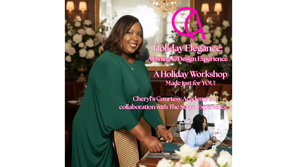 ✨ Holiday Elegance: A Dining & Design Experience ✨