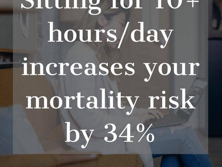 Sitting Doesn't Just Cause Back Pain
