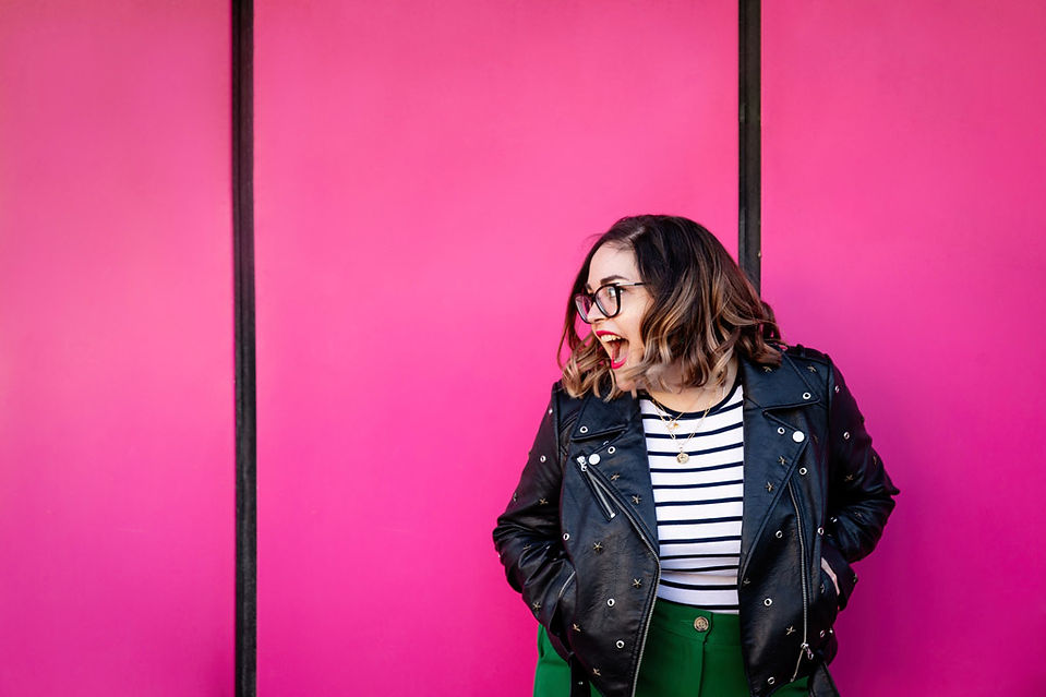 Fun and colourful Personal Brand photoshoot for Cambridge business women