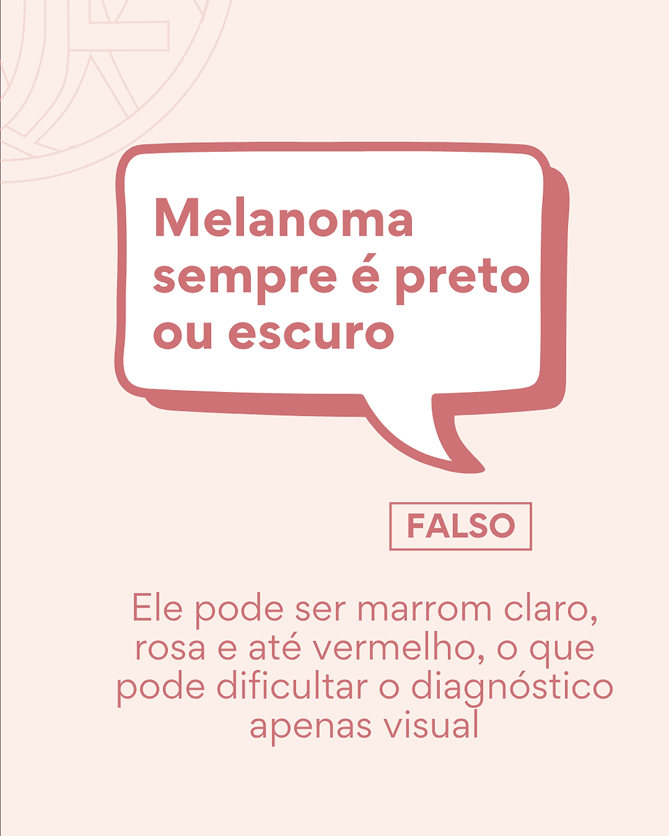 Mitos que ainda circulam sobre o melanoma