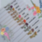 Personalized gold name necklace with  unique flower enamel charm – custom jewelry for women, unique floral name pendant gift