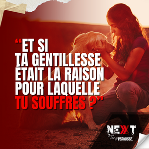 "ET SI AVOIR UN BON COEUR NE DEVAIT PLUS RIMER AVEC SOUFFRANCE ?"