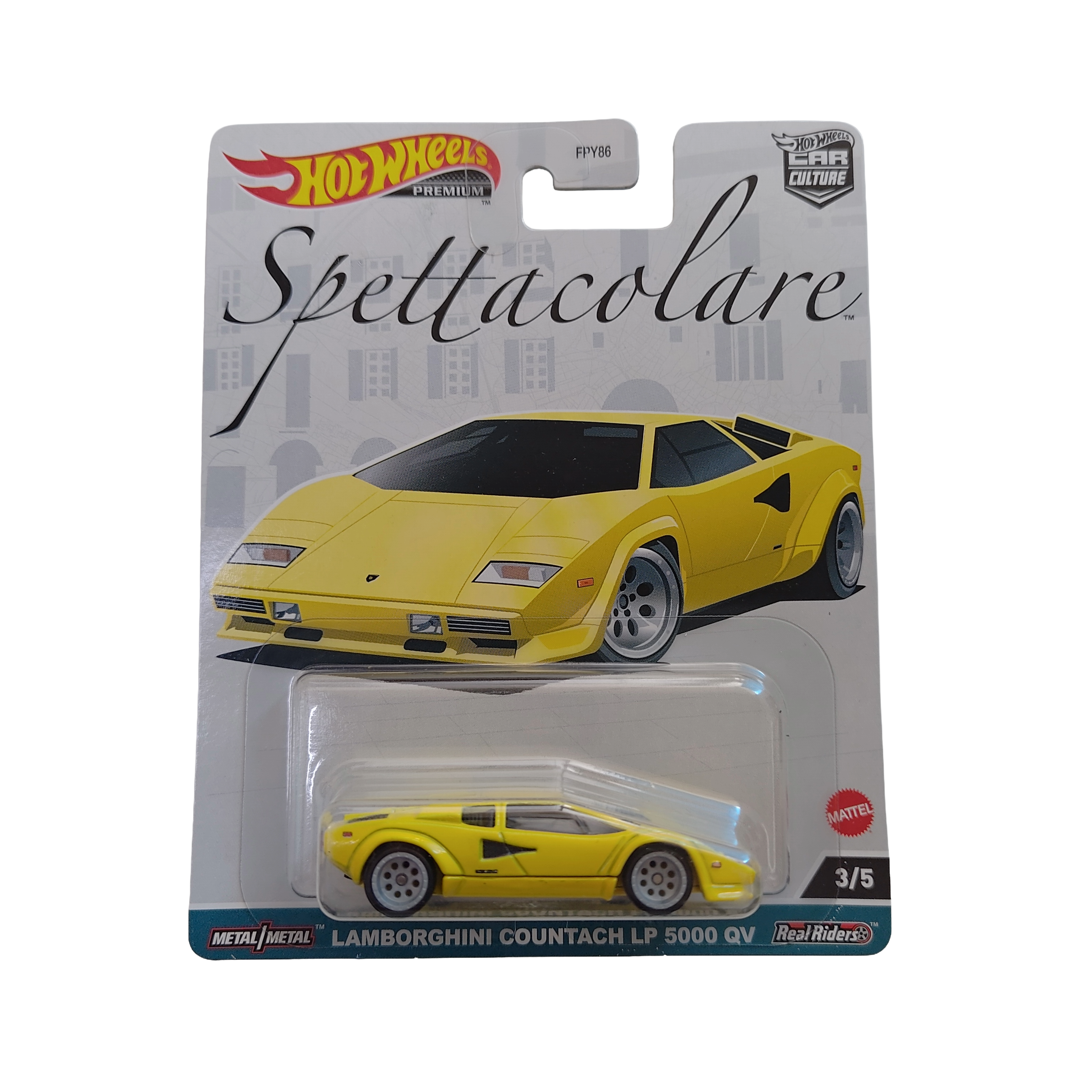Hot Wheels Premium Car Culture - Lamborghini Countach LP 5000 QV