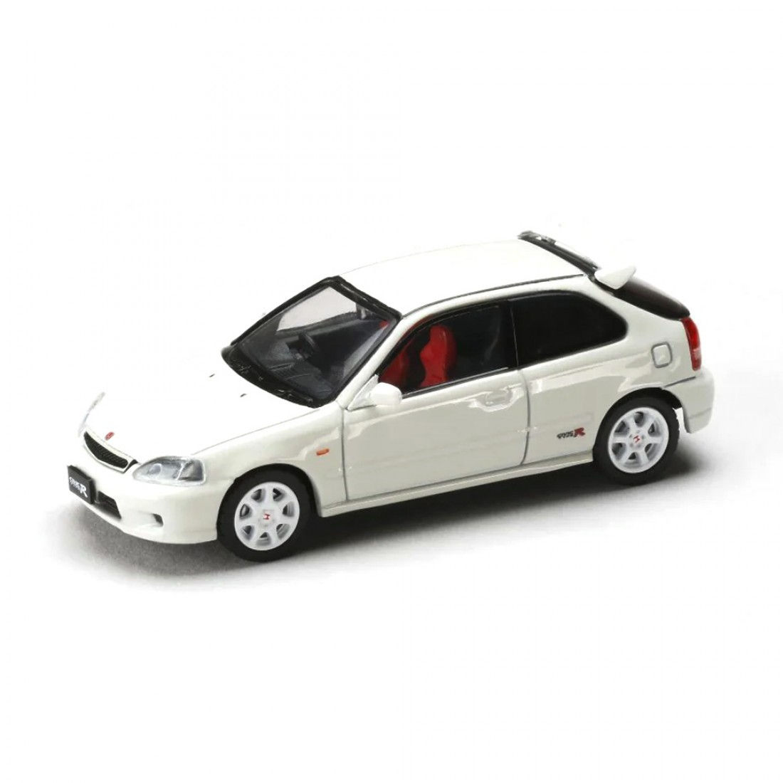 Honda Civic Type R (EK9) – White 1:64 Scale Model - Hobby Japan HJDM001-1