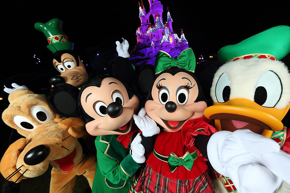 año nuevo noche vieja fin de año en Disneyland Paris