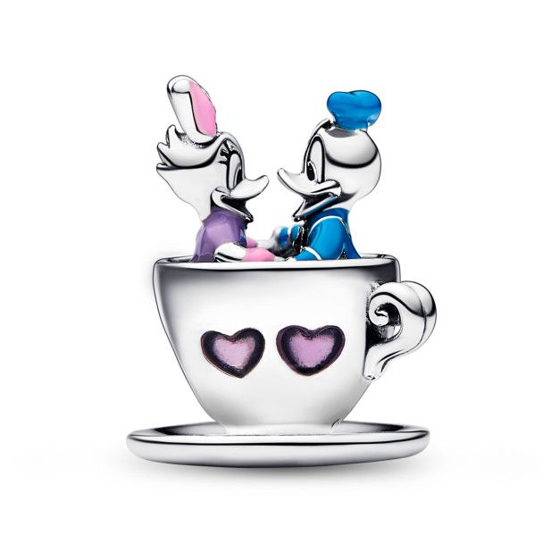 Charm Pandora Donald Daisy Taza Disneyland Paris