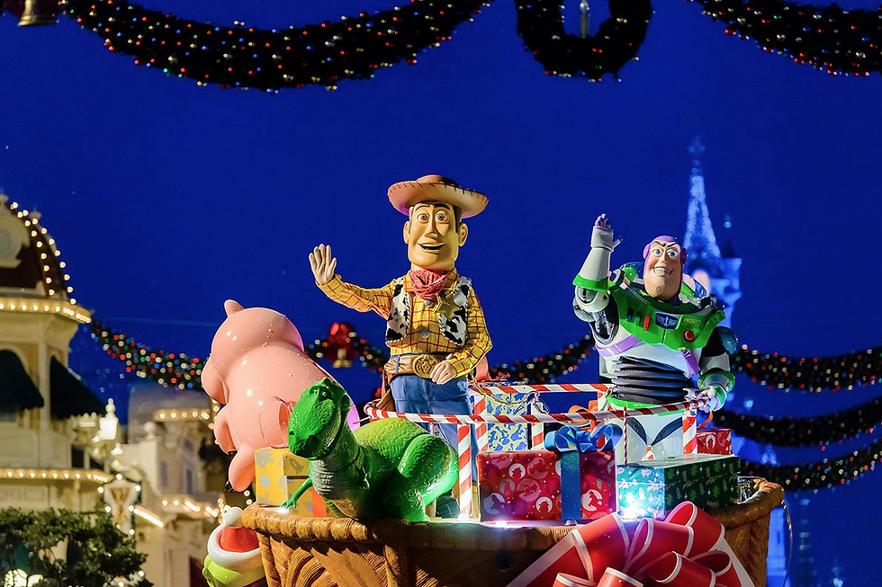 año nuevo noche vieja fin de año en Disneyland Paris