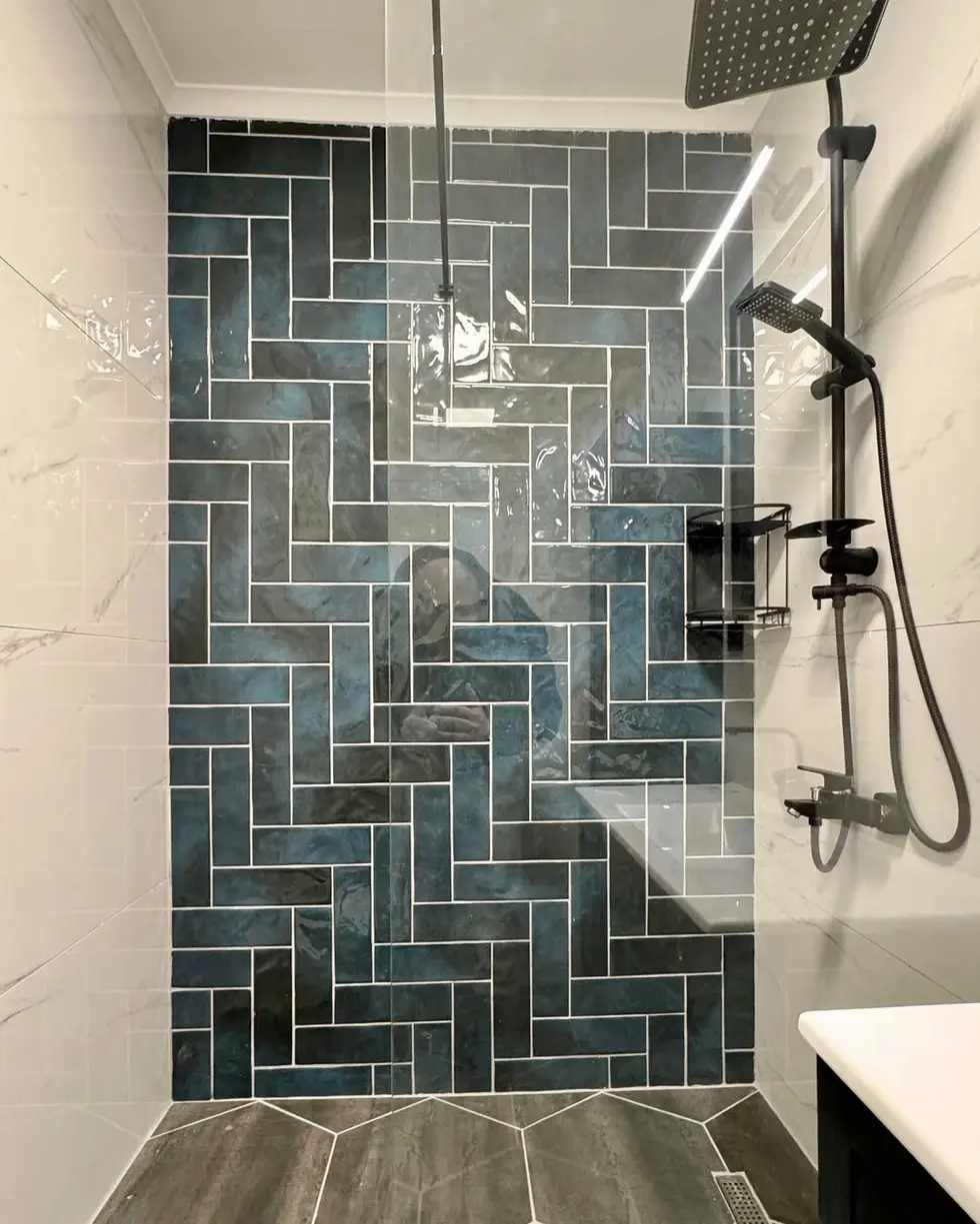  mavi banyo tasarımı 
