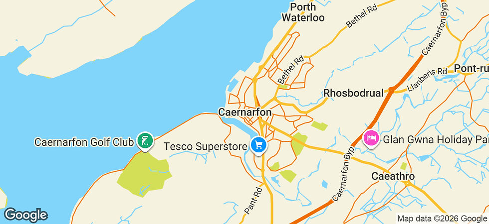 Google Maps image of Caernarfon
