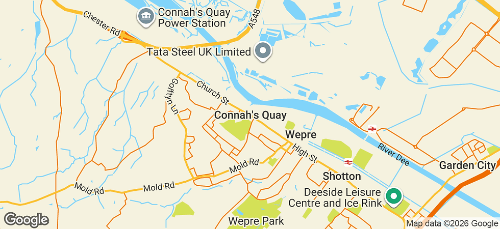 Google Maps image of Connah's Quay (Cei Connah)