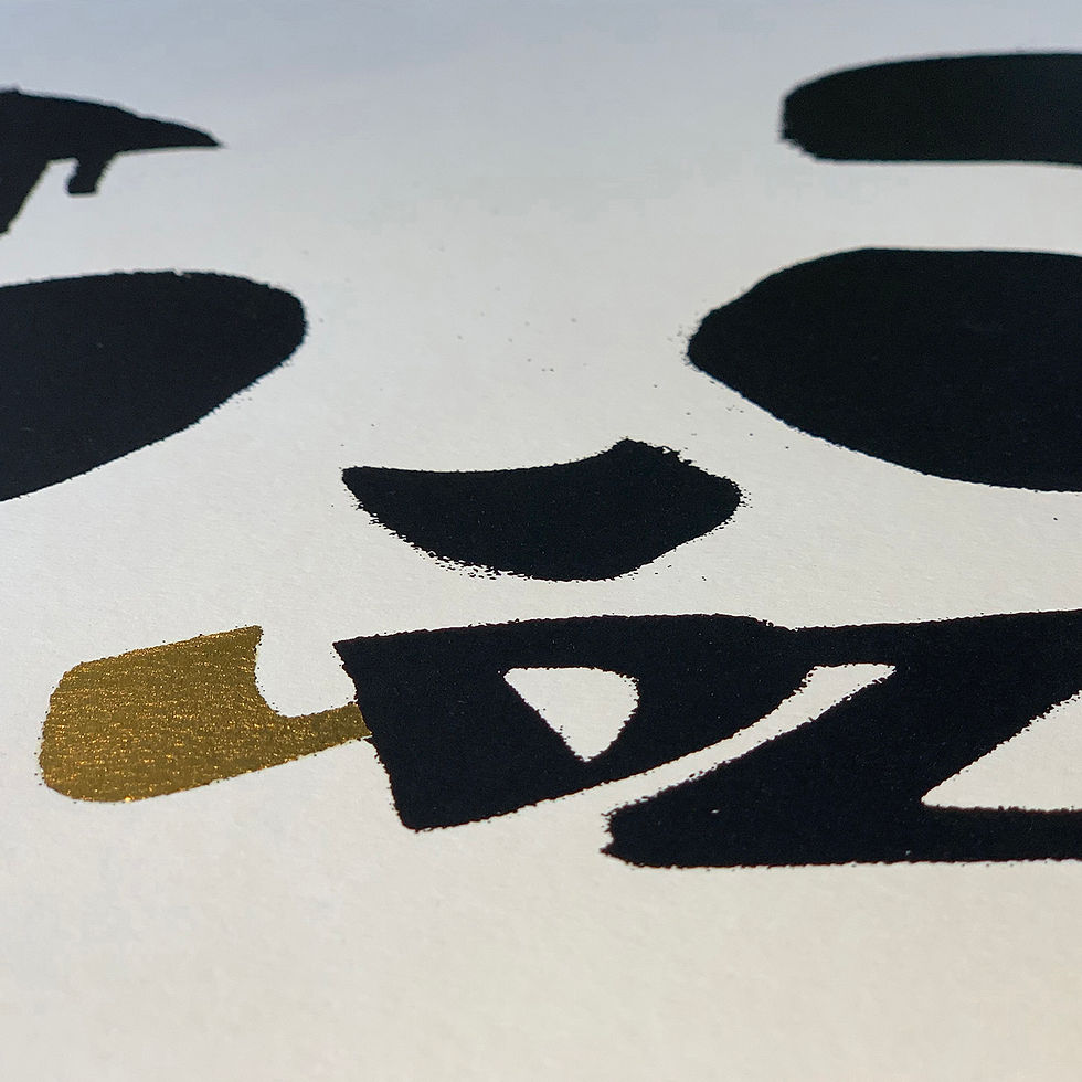 Thumbnail: LDZ Print - 24ct Gold Leaf (Signed) 50cm x 50cm