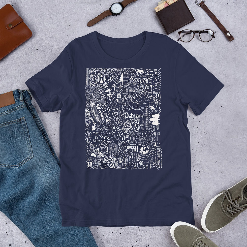 Thumbnail: Travel Doodle Shirt | Fun Doodles For The Every Day Traveler