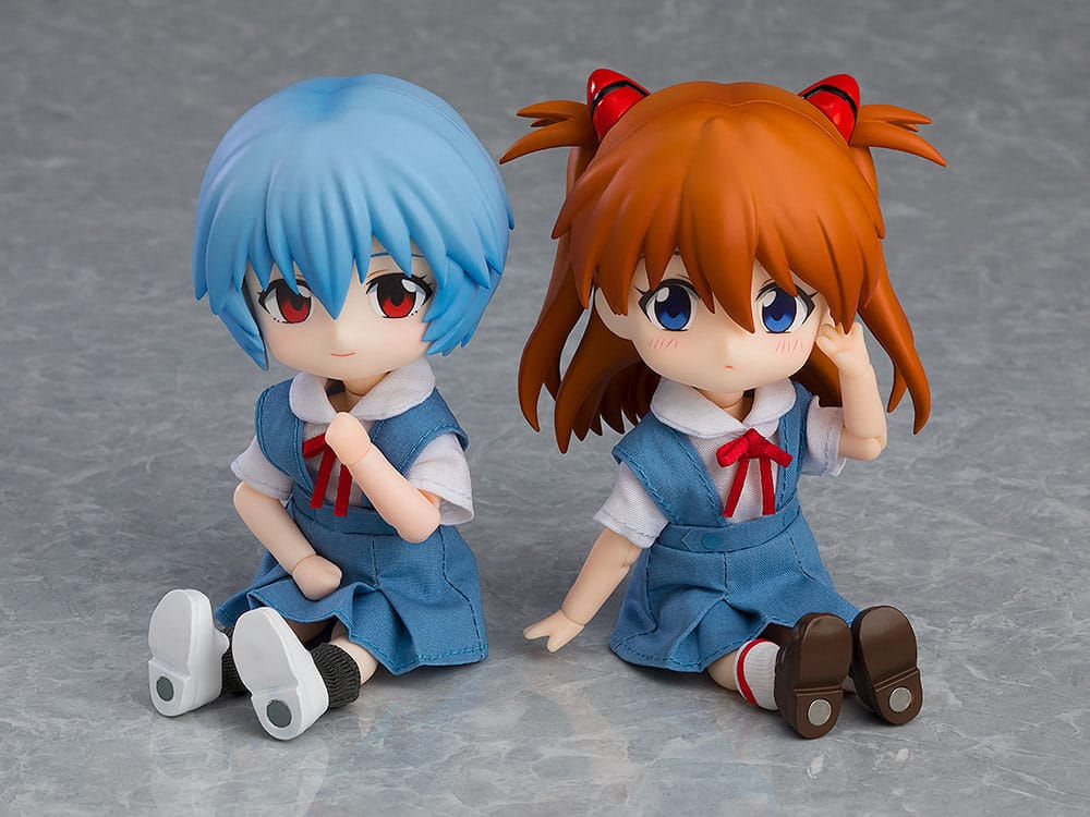 Set Rebuild of Evangelion Nendoroid Doll Action Figures Rei e Asuka 10 cm