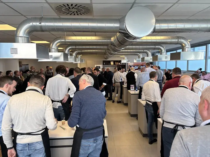 Partecipanti al Team Building The cooking Gam