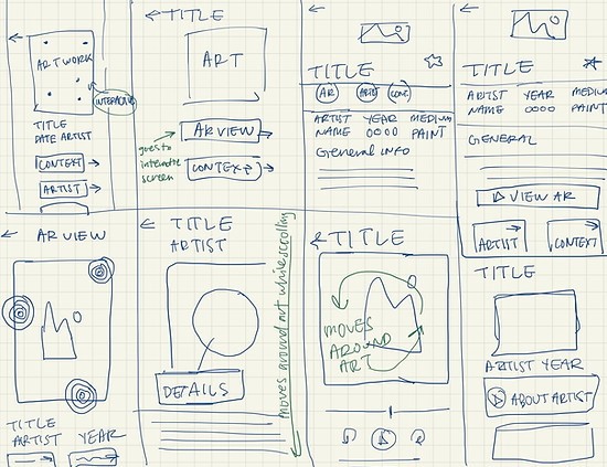 Brainstorming by sketching crazy 8s