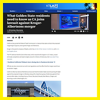 FTC起诉阻止零售巨头Kroger和Albertsons合并，加州加入诉讼