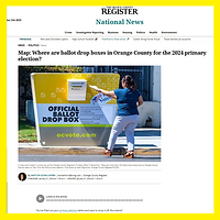 橙县2024年总统初选的投票箱在哪里？