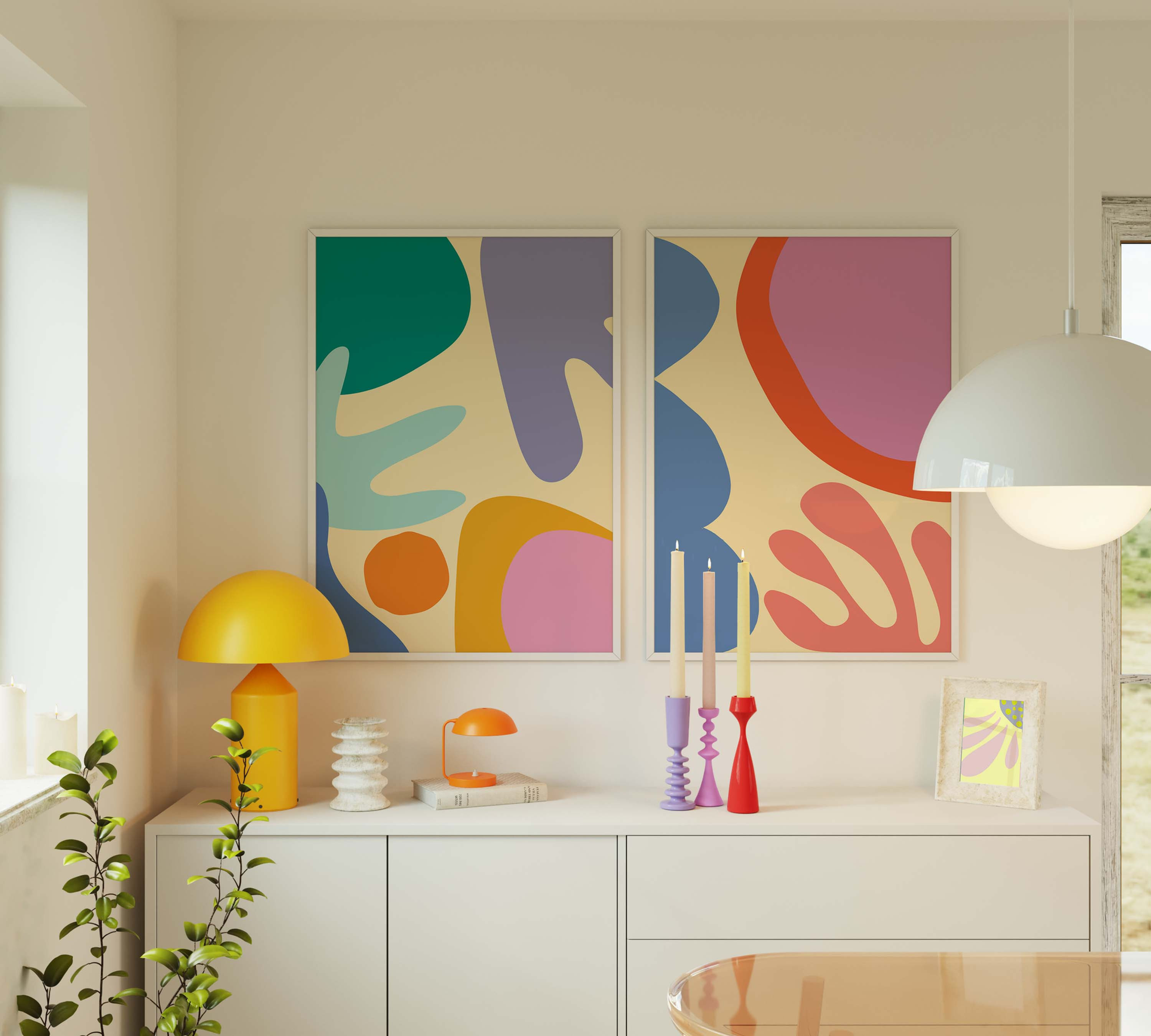 Colorful Organic Set