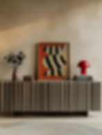 Thumbnail: Modern Abstract Wall Art Print – Japandi Minimalist Decor in Earth Tones